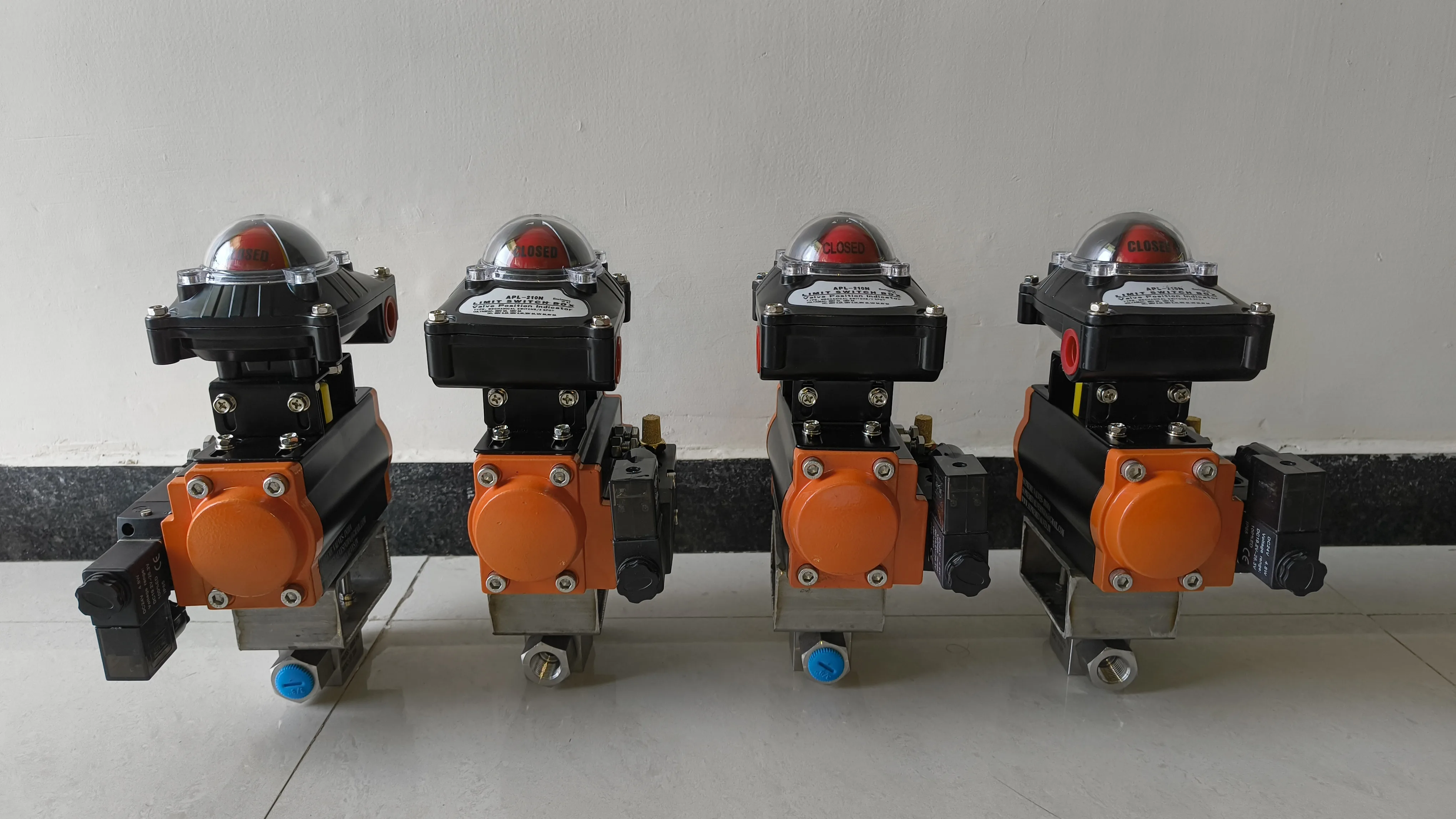 Actuated ball valve factory photo