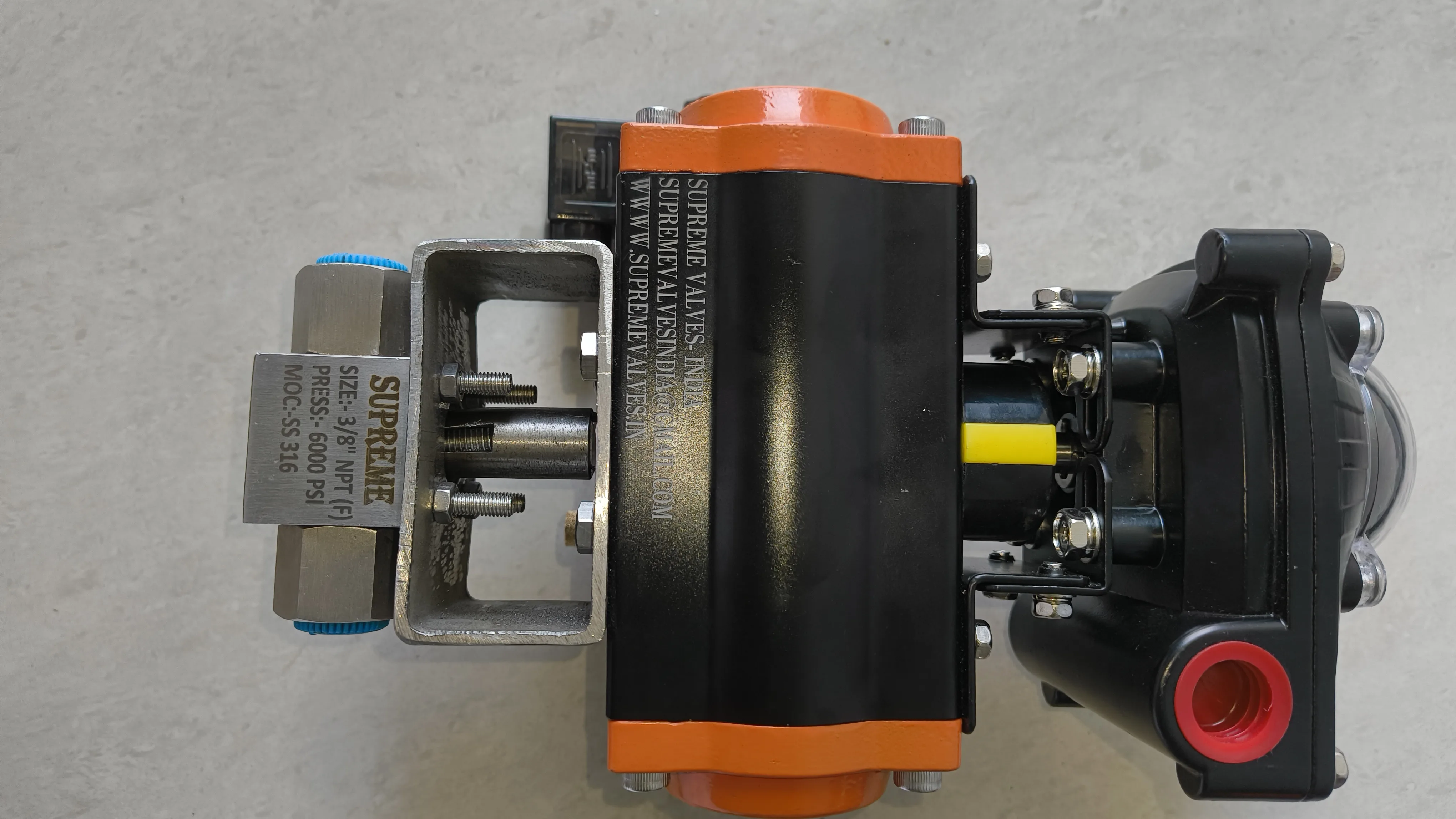 Actuated ball valve factory photo