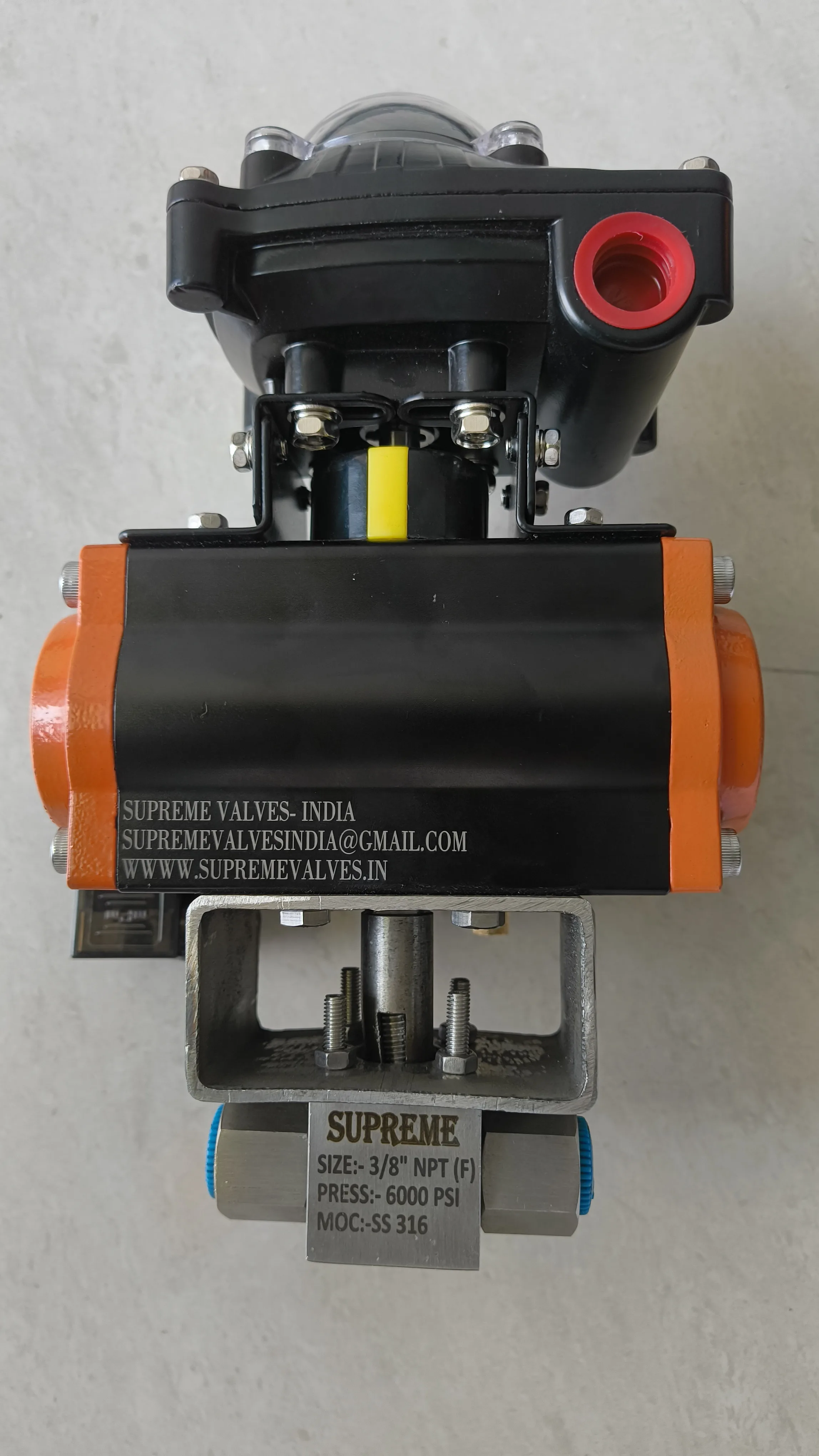 Actuated ball valve factory photo