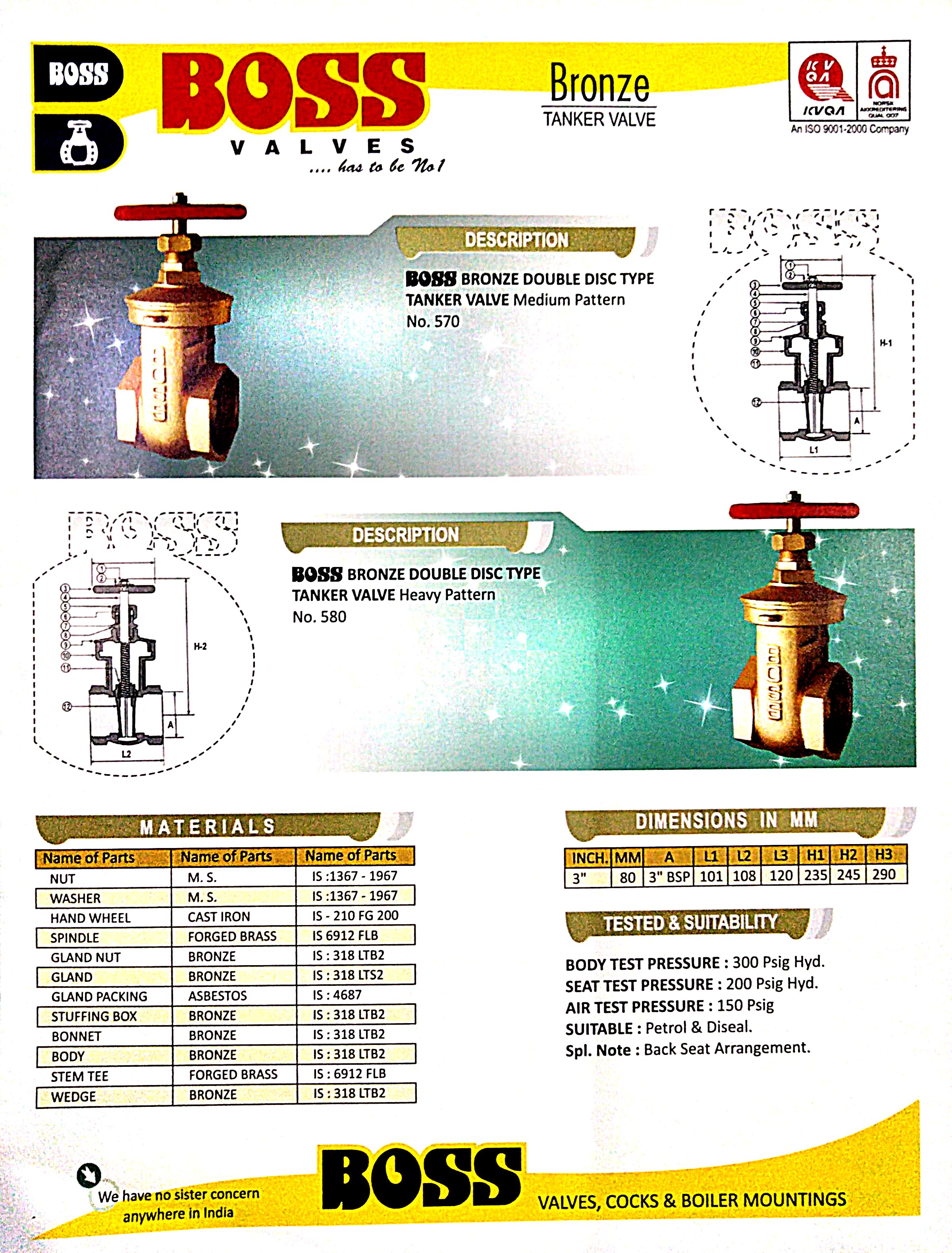 BOSS BRONZE DOUBLE DISC TYPE